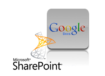 Google Docs¿Í MS Share Point ·Î°í À̹ÌÁö ÀÔ´Ï´Ù
