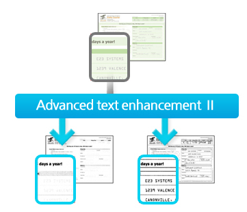 µÎ °¡Áö Á¾·ùÀÇ text enhancement ¸ðµå¿¡ °üÇÑ »ç·Ê À̹ÌÁöÀÔ´Ï´Ù.